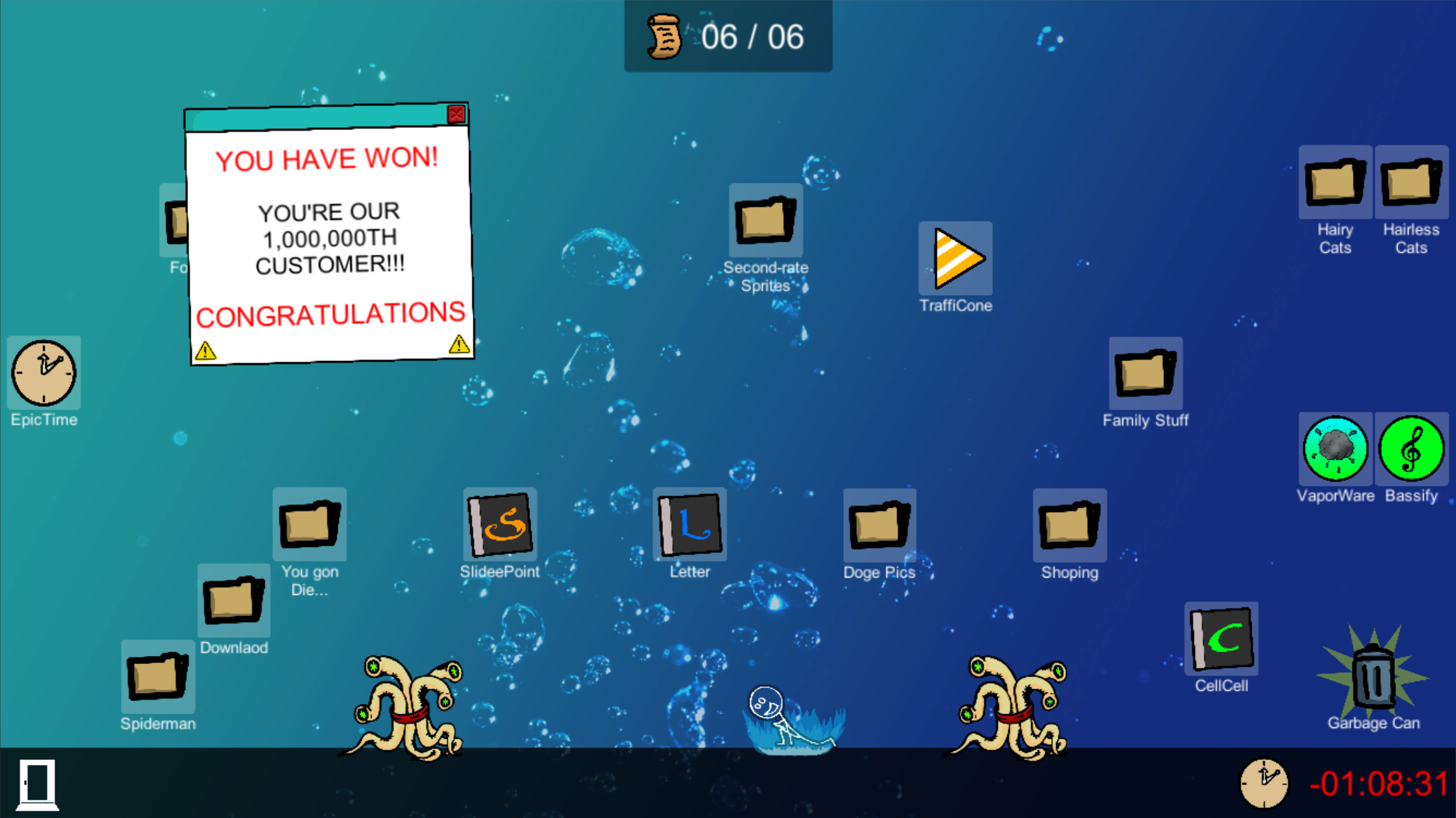 The Adventures of Stickman in Macrosoft Doors!